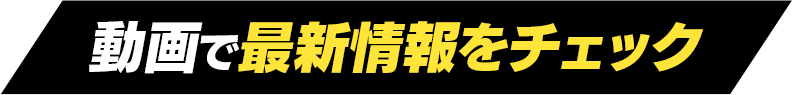 動画で最新情報をチェック！